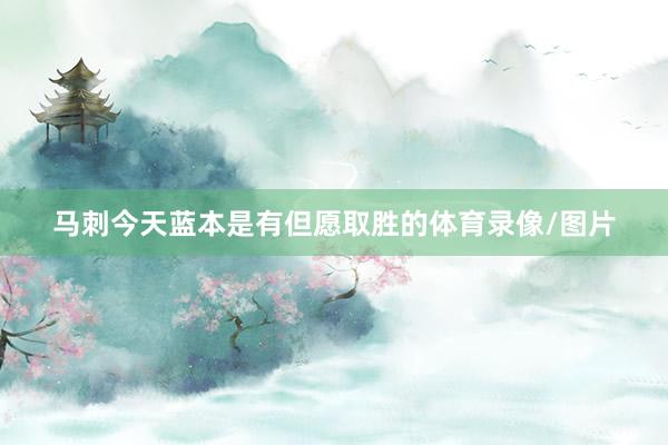 马刺今天蓝本是有但愿取胜的体育录像/图片