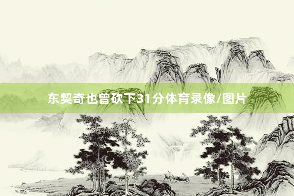 东契奇也曾砍下31分体育录像/图片