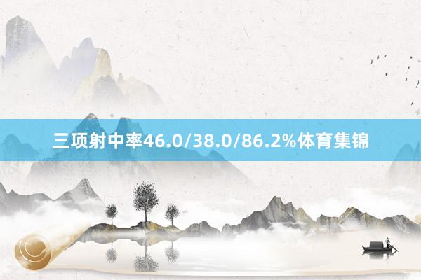 三项射中率46.0/38.0/86.2%体育集锦