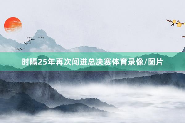 时隔25年再次闯进总决赛体育录像/图片