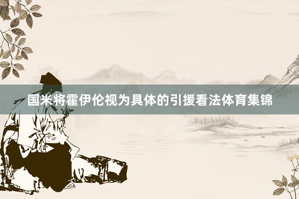 国米将霍伊伦视为具体的引援看法体育集锦