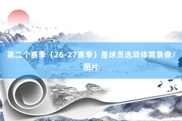 第二个赛季（26-27赛季）是球员选项体育录像/图片