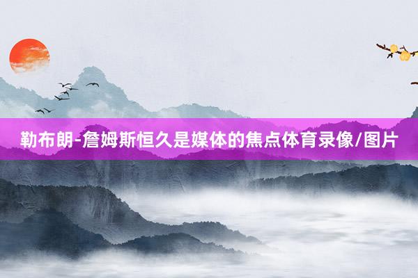勒布朗-詹姆斯恒久是媒体的焦点体育录像/图片