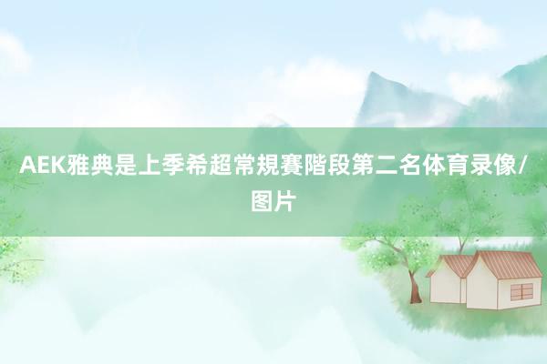 AEK雅典是上季希超常規賽階段第二名体育录像/图片