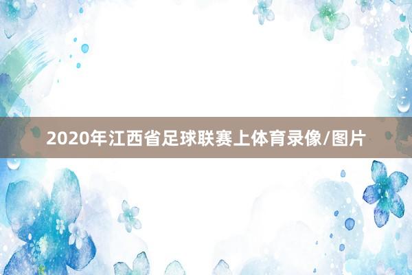 2020年江西省足球联赛上体育录像/图片