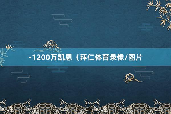 -1200万凯恩（拜仁体育录像/图片