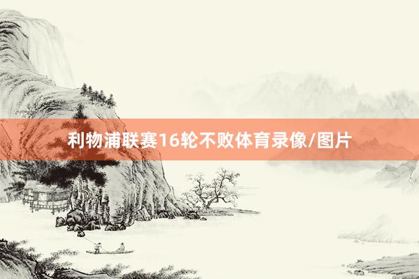 利物浦联赛16轮不败体育录像/图片