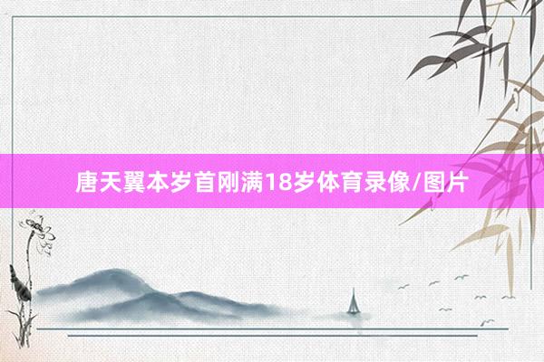 唐天翼本岁首刚满18岁体育录像/图片